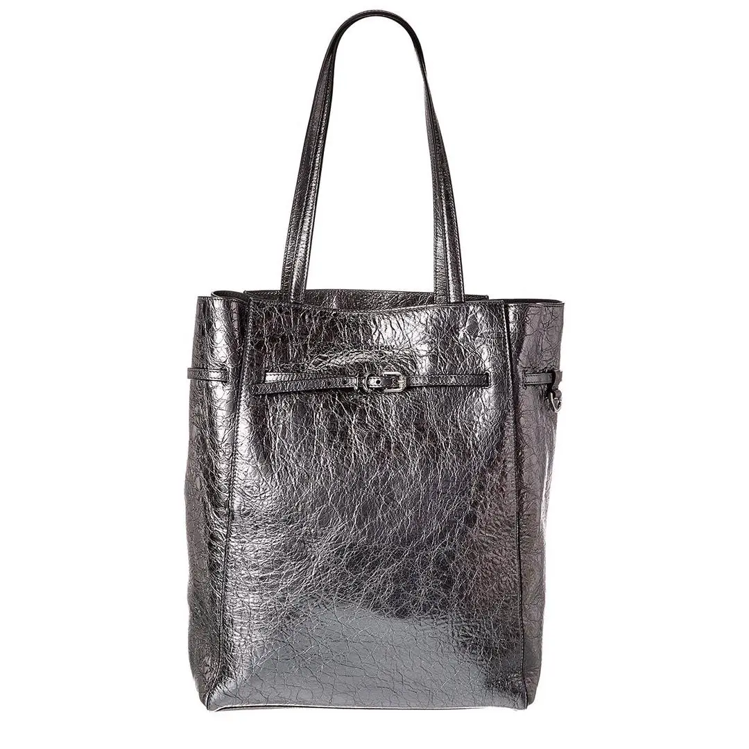 North South Medium Leather Tote Women`s Silver by Givenchy