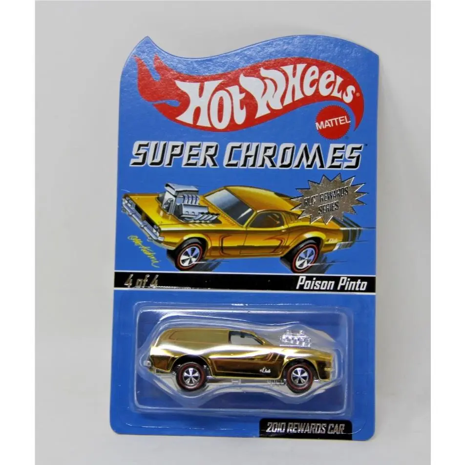 Hot Wheels Super Chromes Poison Pinto 672/2976 Rlc Rewards Red Line Club