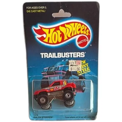 Hot Wheels Trailbusters Gulch Stepper 1516 Red 15 1986 Malaysia