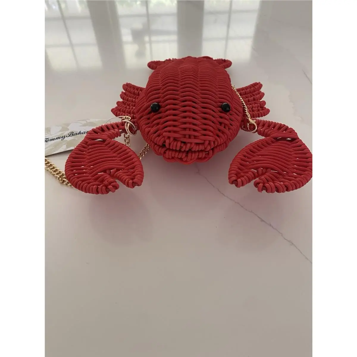 Viral  Wicker Lobster Crossbody Bag by Tommy Bahama