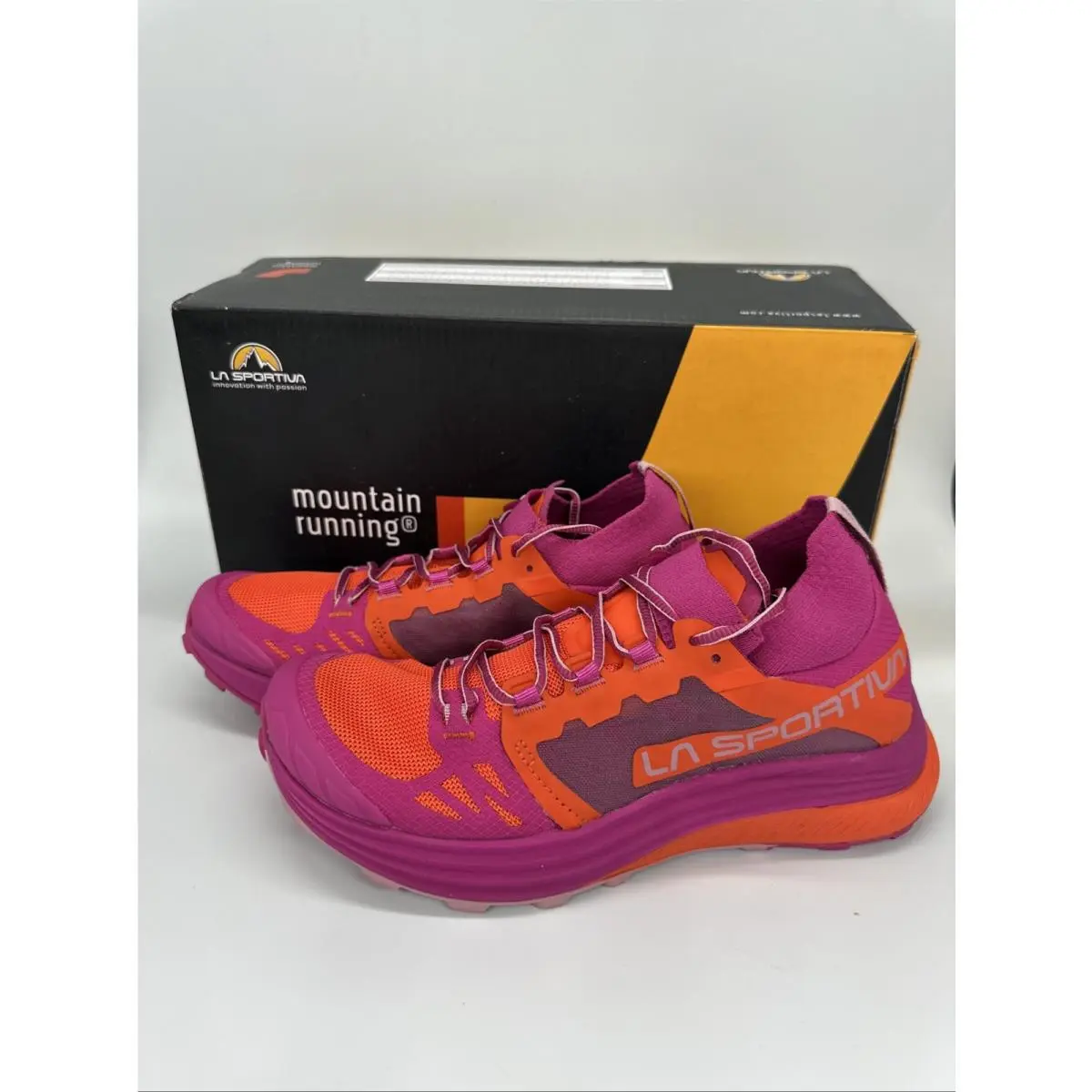 Lasportiva shoes - La Sportiva Mountain - Mountain - Orange, Pink 3