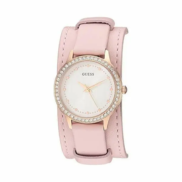 Womens Analogue Quartz Watch with Leather Strap U1150L3 by Guess