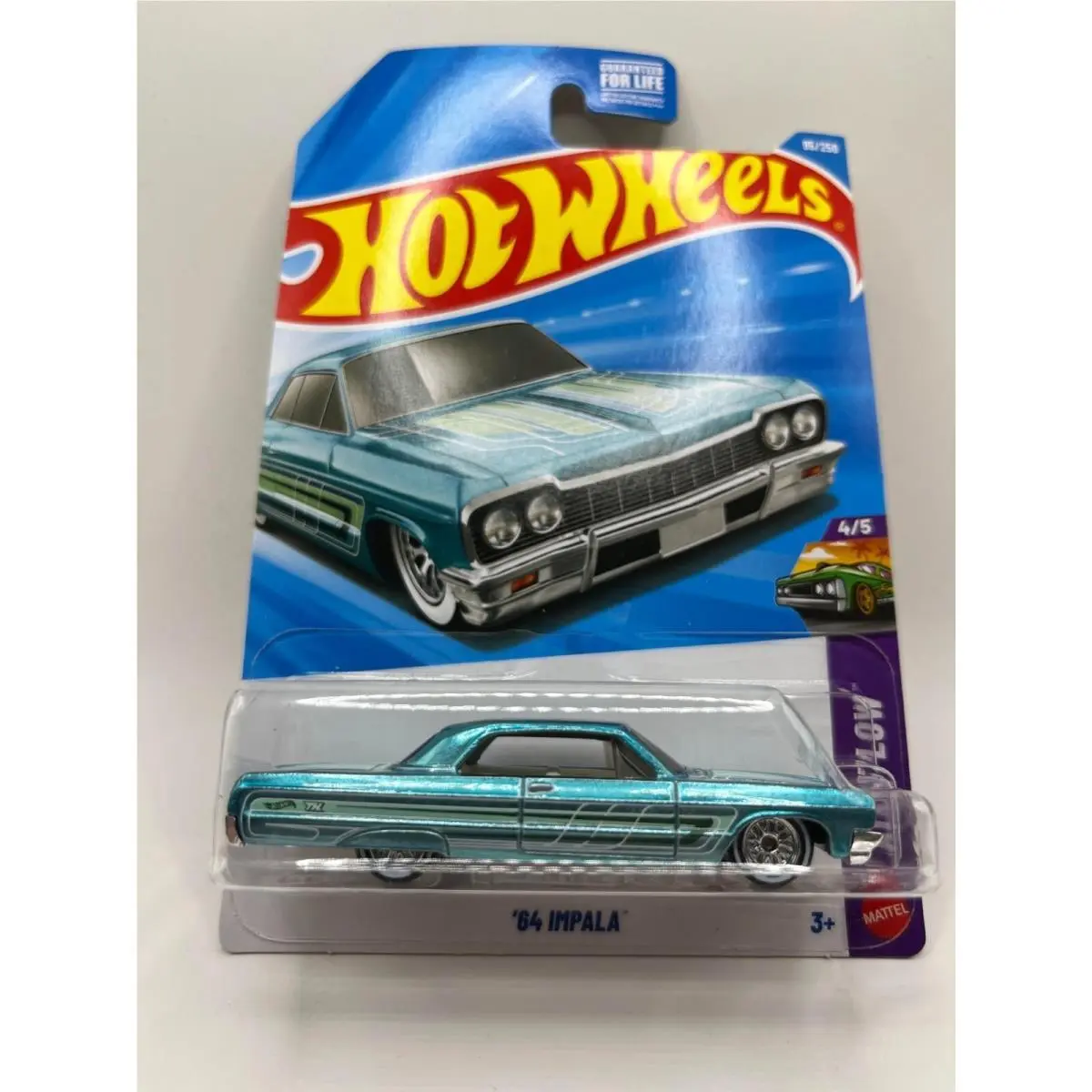 64 Impala Hot Wheels Super Treasure Hunt Layin` Low 4/5 95/250