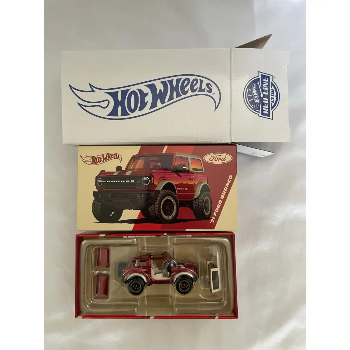 Hot Wheels 2026 Rlc Exclusive ’21 Ford Bronco Red Non-chase In Hand