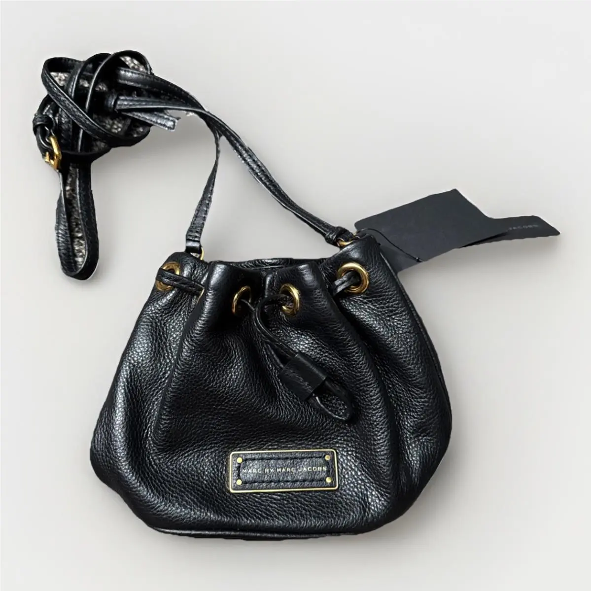 Marc By  M0001347 Black Italian Leather Shoulder Bag by Marc Jacobs