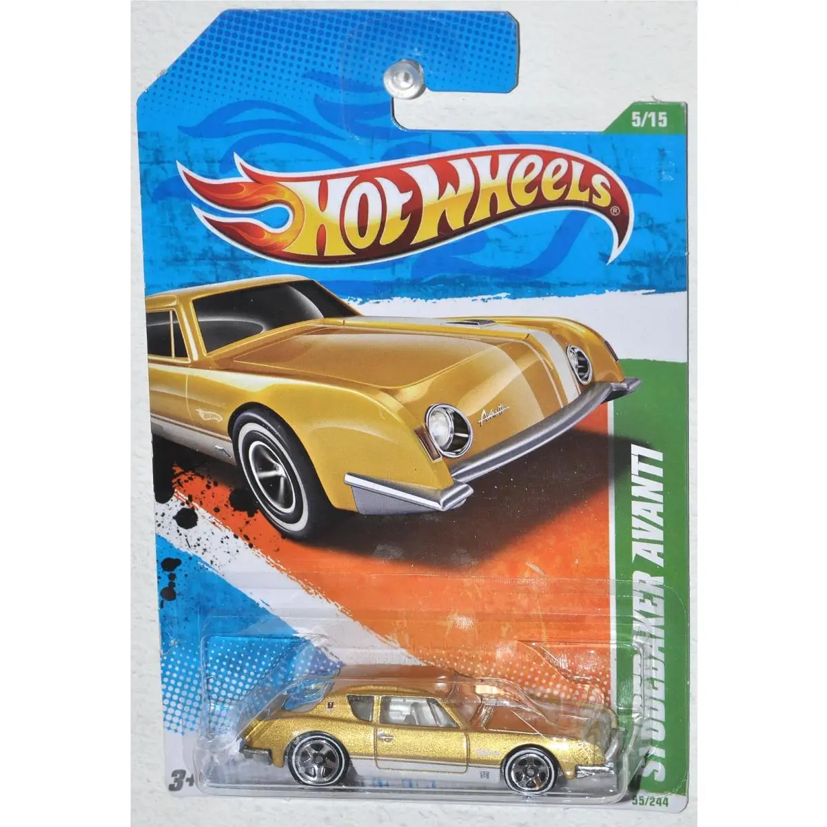 Hot Wheels 2011 55 Treasure Hunt 5 Studebaker Avanti Moc Vhtf TH T-hunt