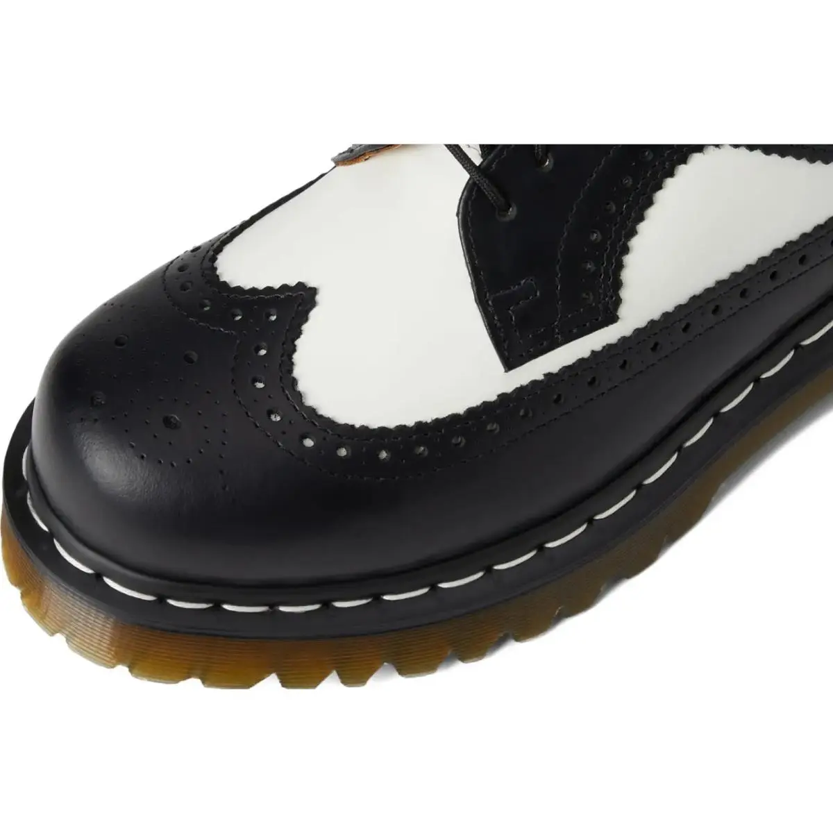 Dr. Martens shoes - Black/White Smooth 8