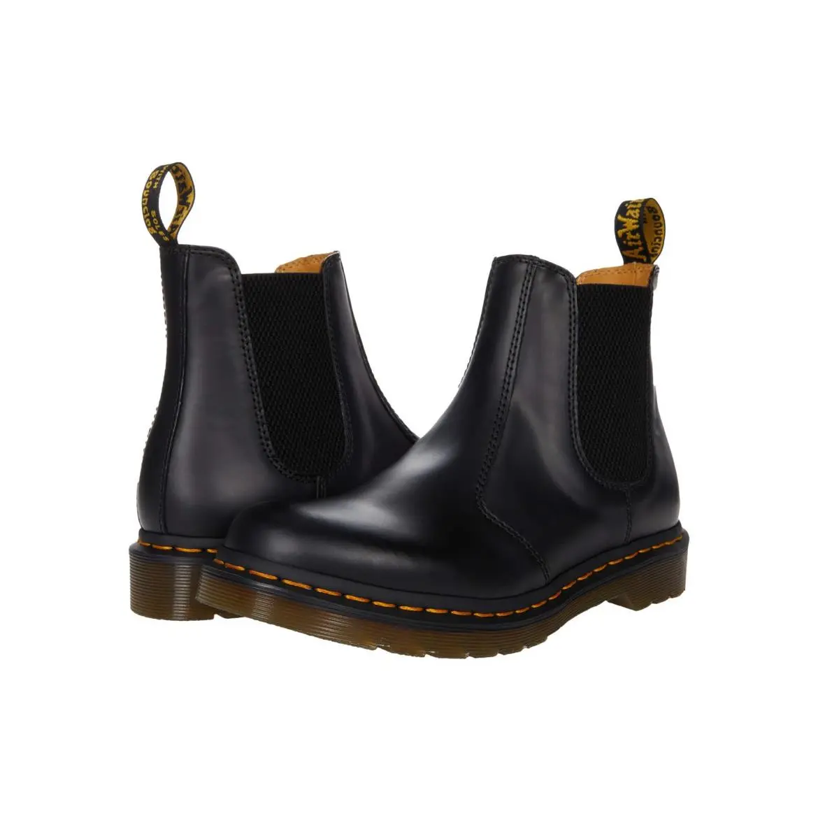 2976 Chelsea Boot Leather Womens Shoes Size 5 Color: Black-black black by Dr. Martens