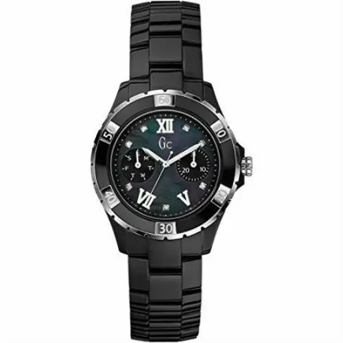 Collection X69106L2S Ladies Dress Elegant Sapphire Screw Crown 100m WR by Guess