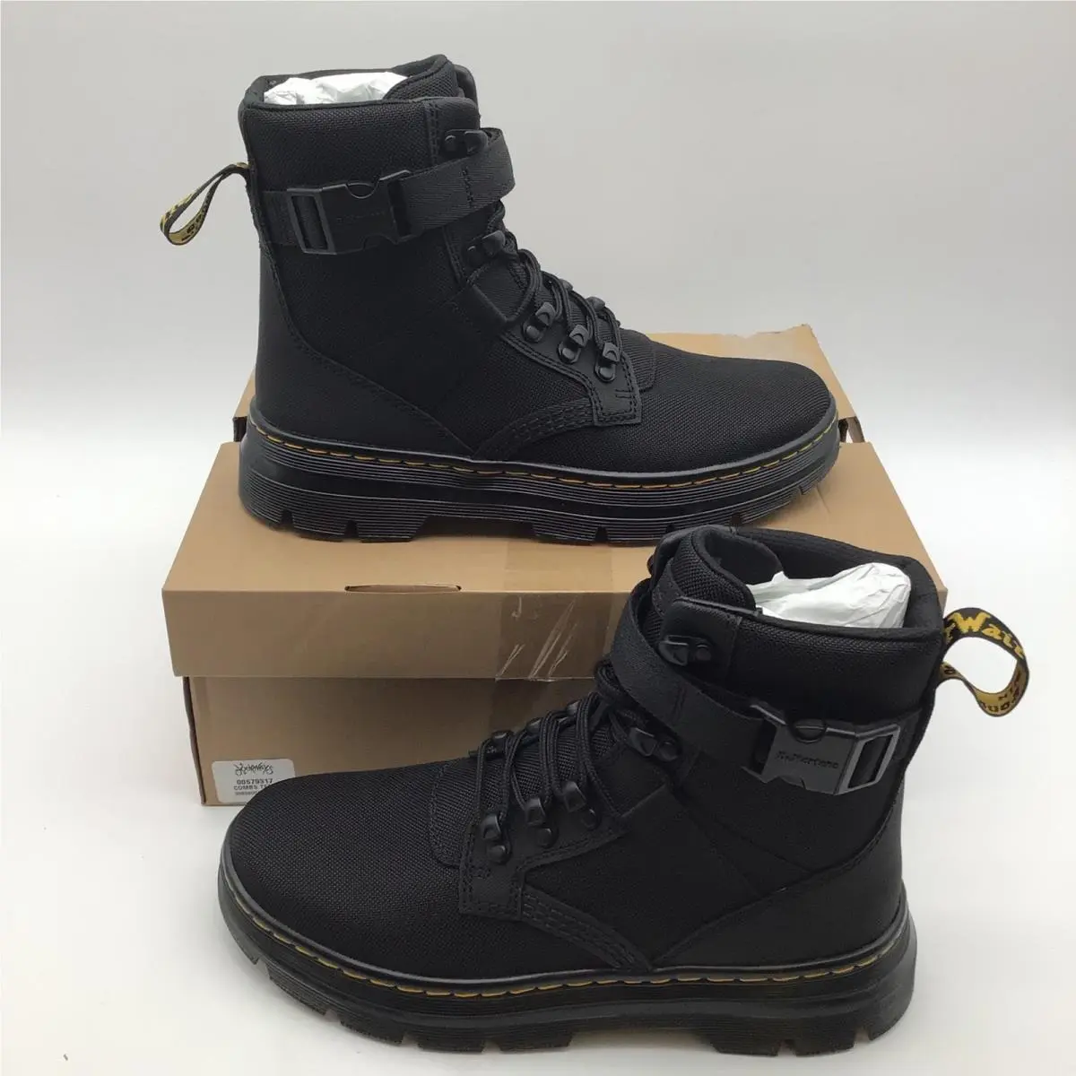 Combs Tech II Black Extra Tough Ajax Utility Boots Mens Size 8 by Dr. Martens