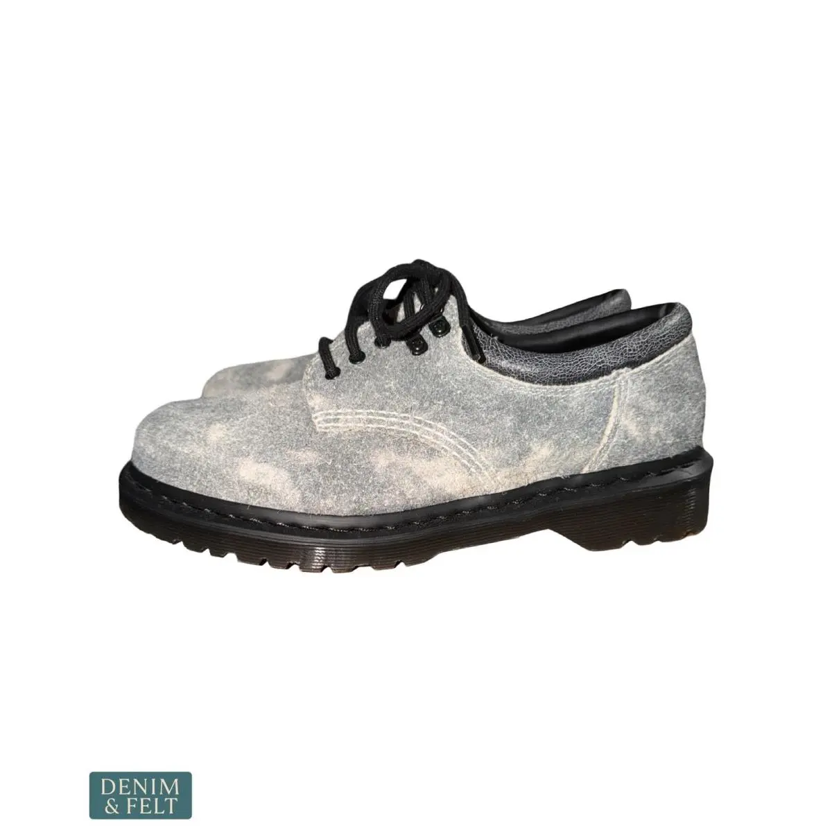 Dr. Martens shoes - 8053 Stonewashed Suede - Stonewashed Suede - Gray 8