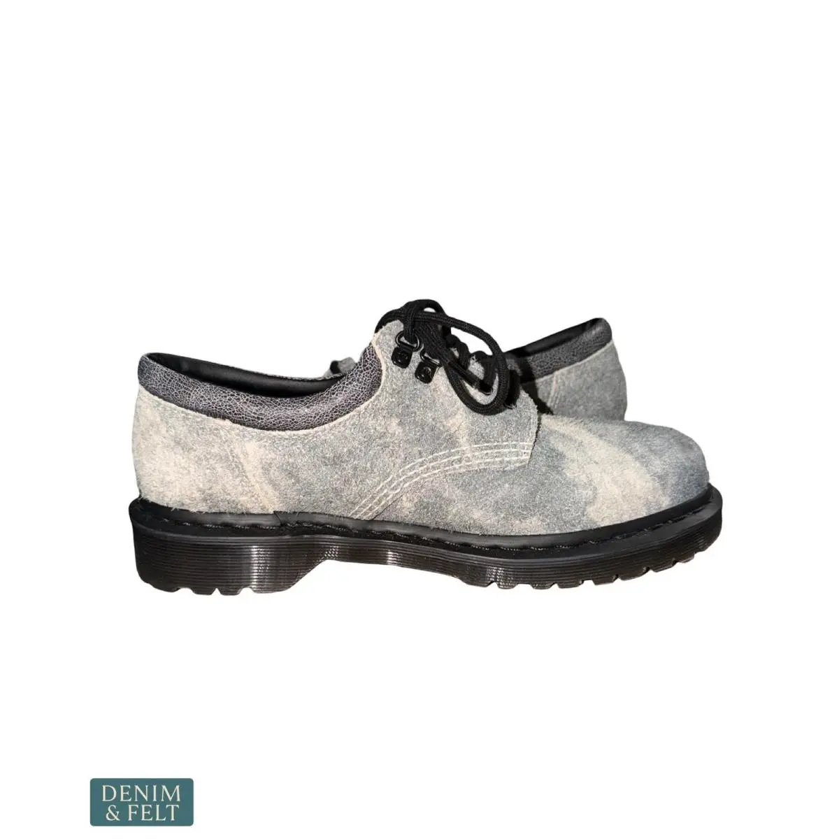 Dr. Martens shoes - 8053 Stonewashed Suede - Stonewashed Suede - Gray 10