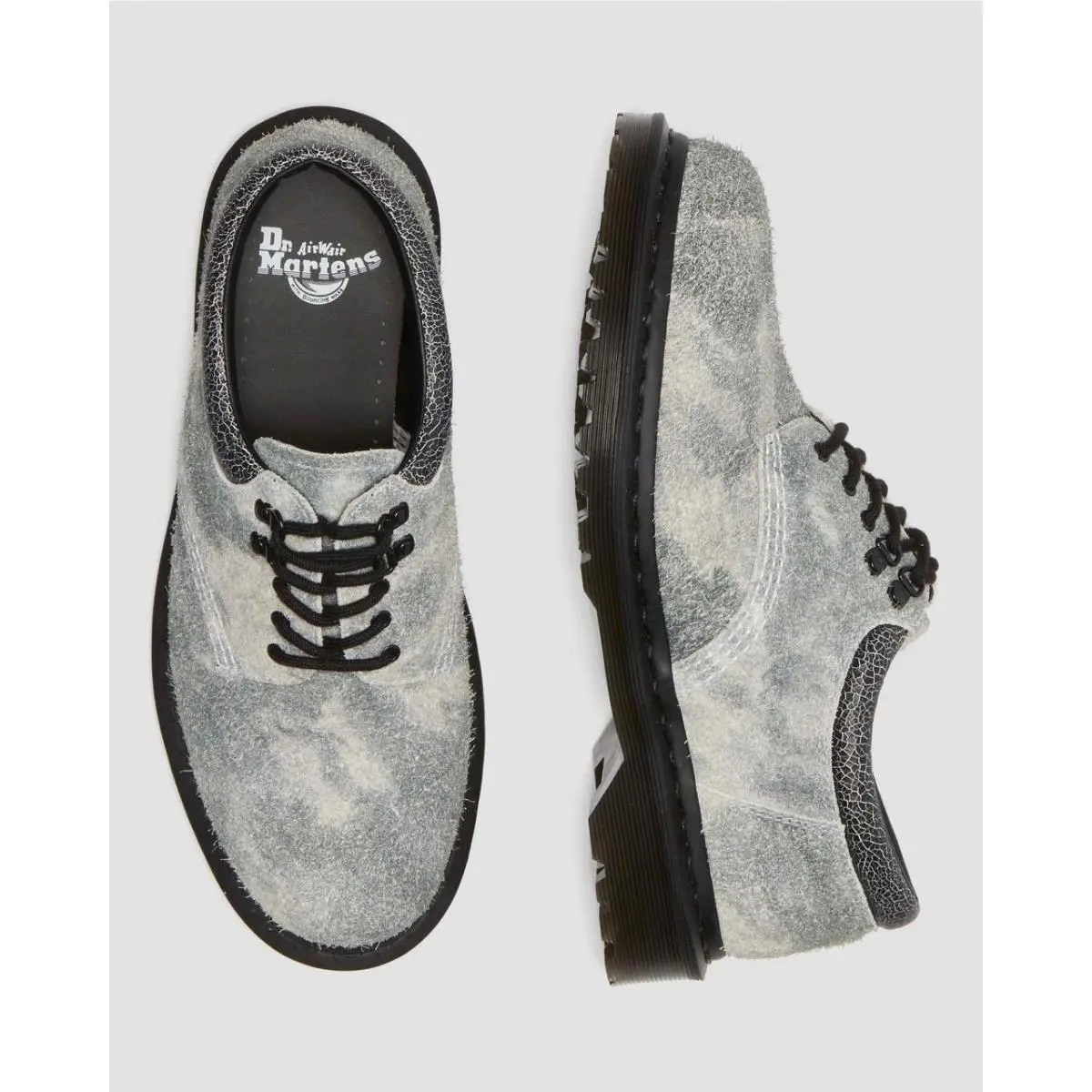 Dr. Martens shoes - 8053 Stonewashed Suede - Stonewashed Suede - Gray 0