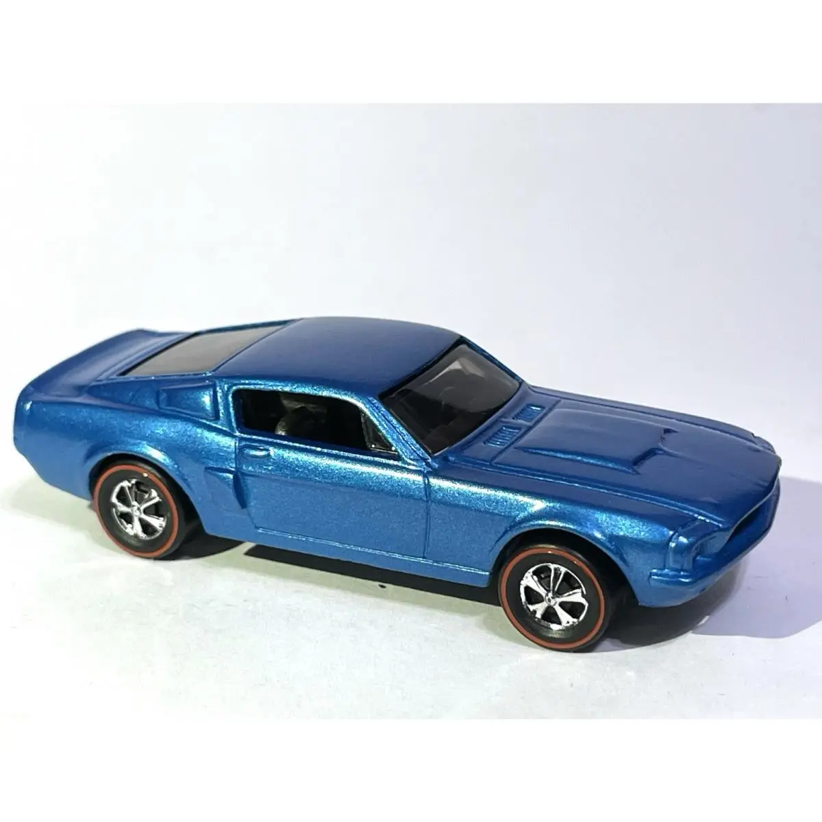 Custom Made Hot Wheels Redline - 67’ Mustang Shelby GT500 Blue