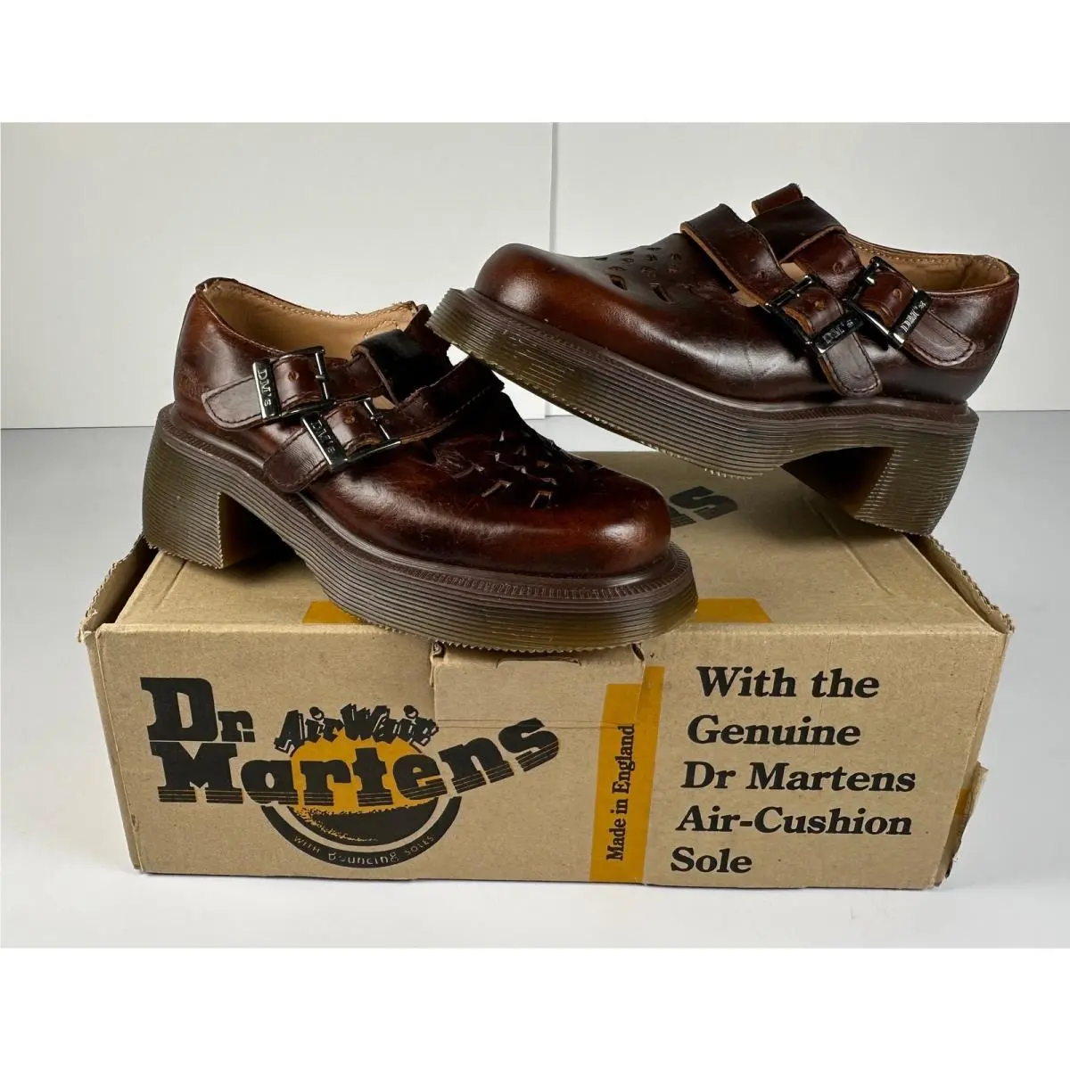 DR Martens Kid`s 8065 Mary Jane Shoes Brown Size 12 Youth 023S by Dr. Martens