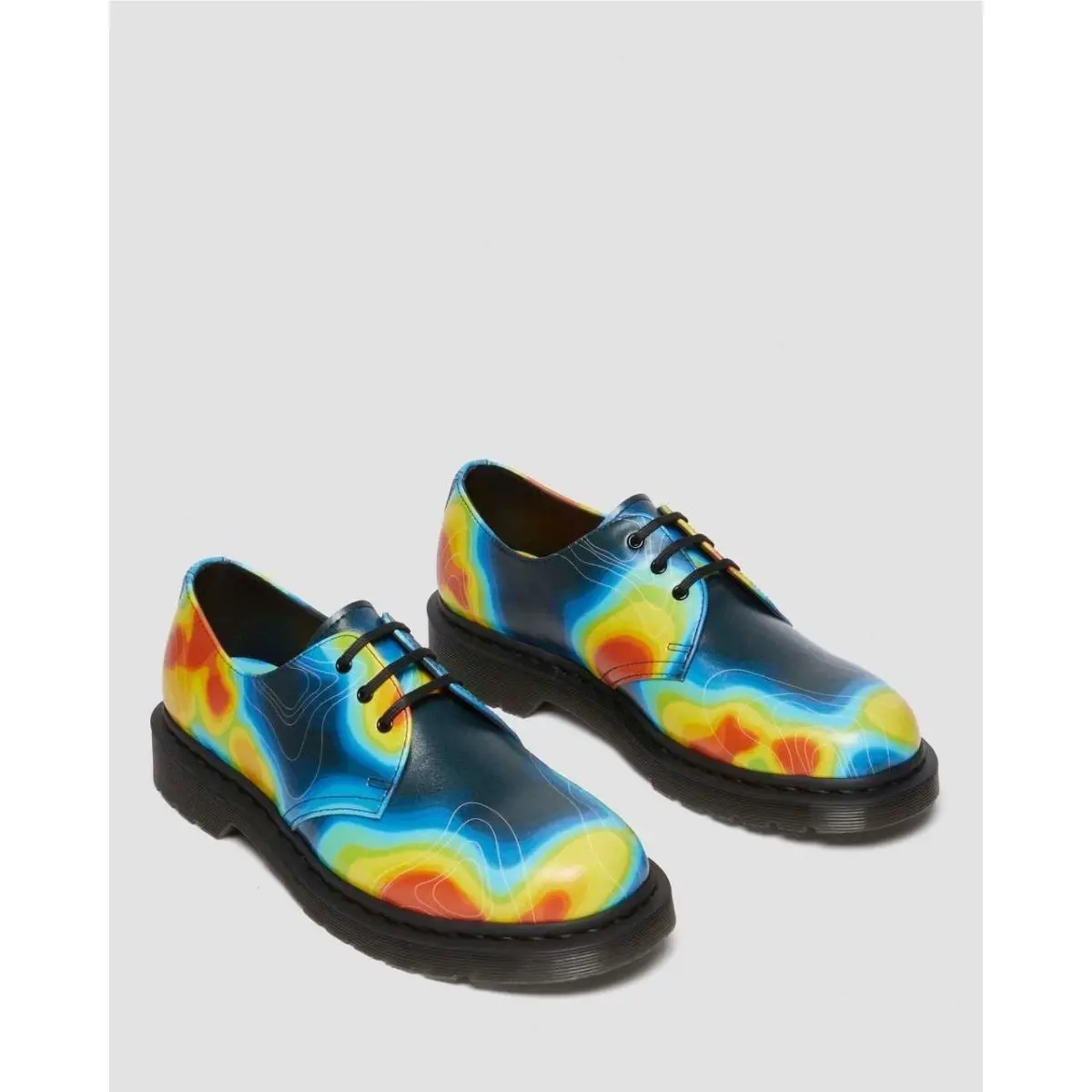 1461 Genix Nappa Heat Map Leather Oxford Shoes Multi 31846 Mens 6 by Dr. Martens