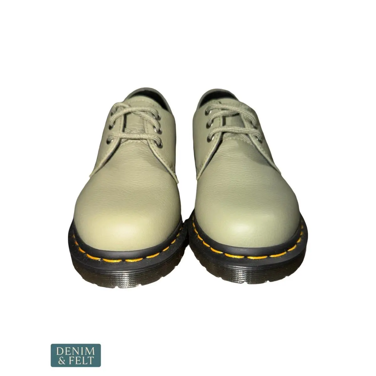Dr. Martens shoes - 1461 Virginia Leather Oxford Shoes - Green 6