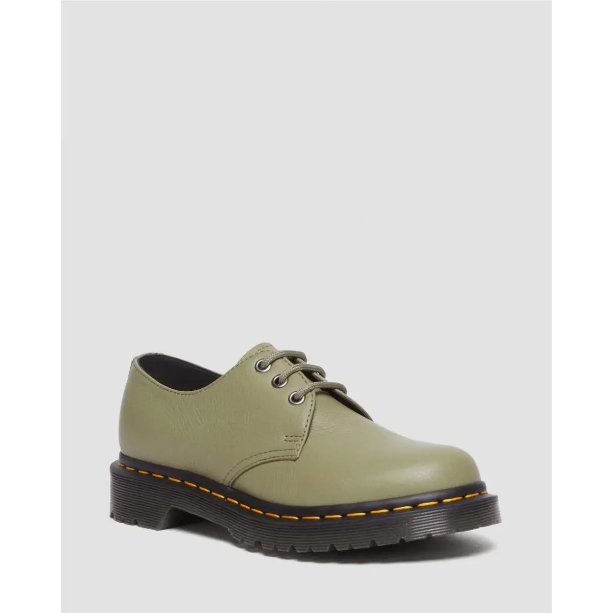 Dr. Martens shoes - 1461 Virginia Leather Oxford Shoes - Green 4