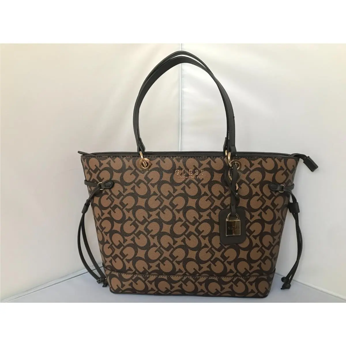 Castalia Cocoa Medium Size Shoulder Bag Purse JG917724 by Guess