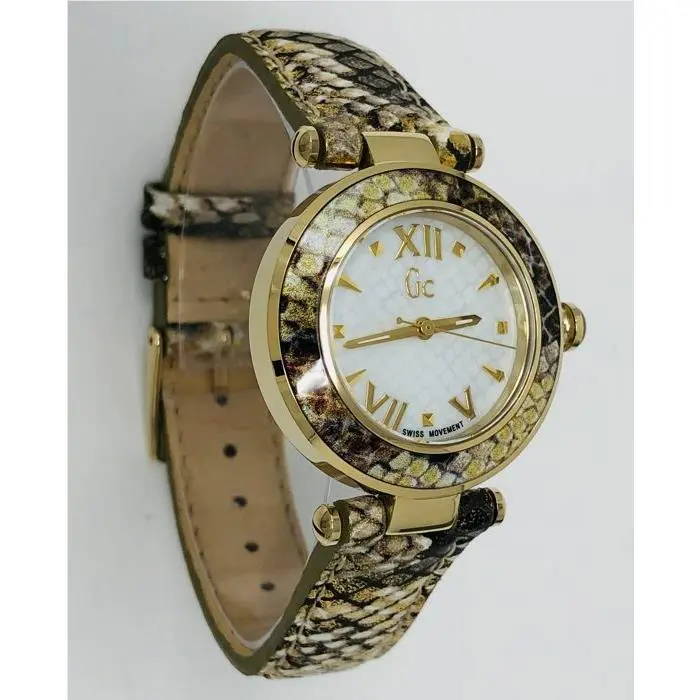 Collection Women`s GC Ladychic 32MM Leather Band Quartz Watch Y10003L1 by Guess