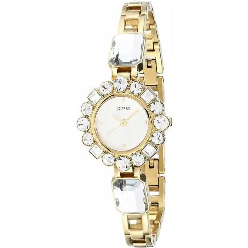 Women`s Crystal Accent Gold Watch W0701L2 by Guess