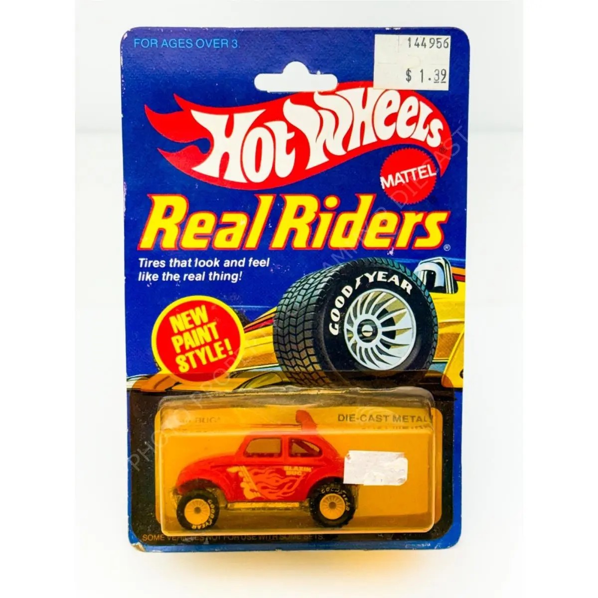 Hot Wheels Blackwall Real Riders Baja Bug Red Gyw 9548 in Blisterpack