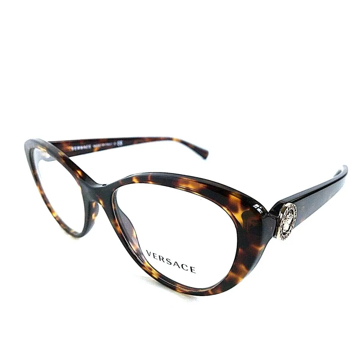 Versace Mod. 3246 801 Tortoise 52mm Cat Eye Women`s Eyeglasses Frame