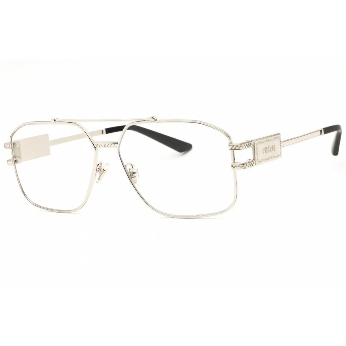 Versace VE1302-100-57 Eyeglasses Frame Size 57mm 13mm 140mm Silver Men 80562622