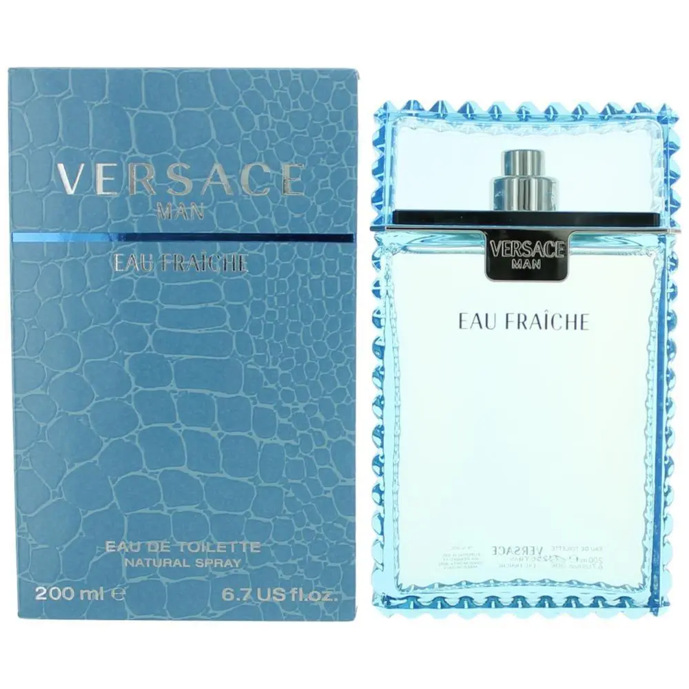 Versace Man Eau Fraiche by Versace 6.7 oz Edt Spray For Men