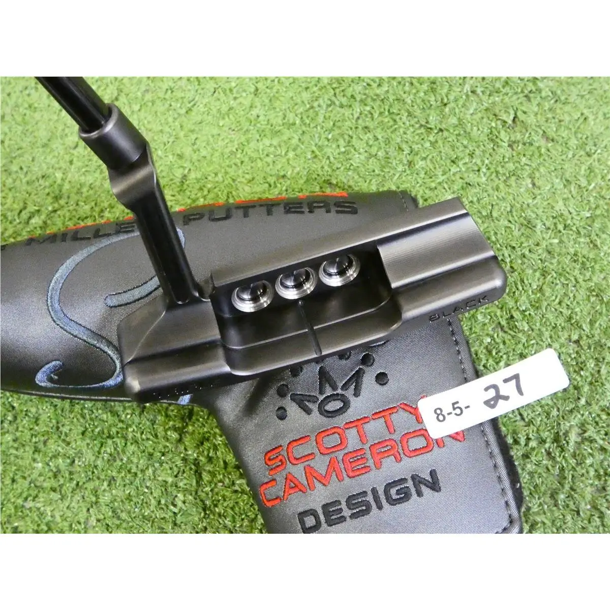 Titleist Scotty Cameron B3 Triple Blk Ltd Port 2 33 Putter HC Leather Grp