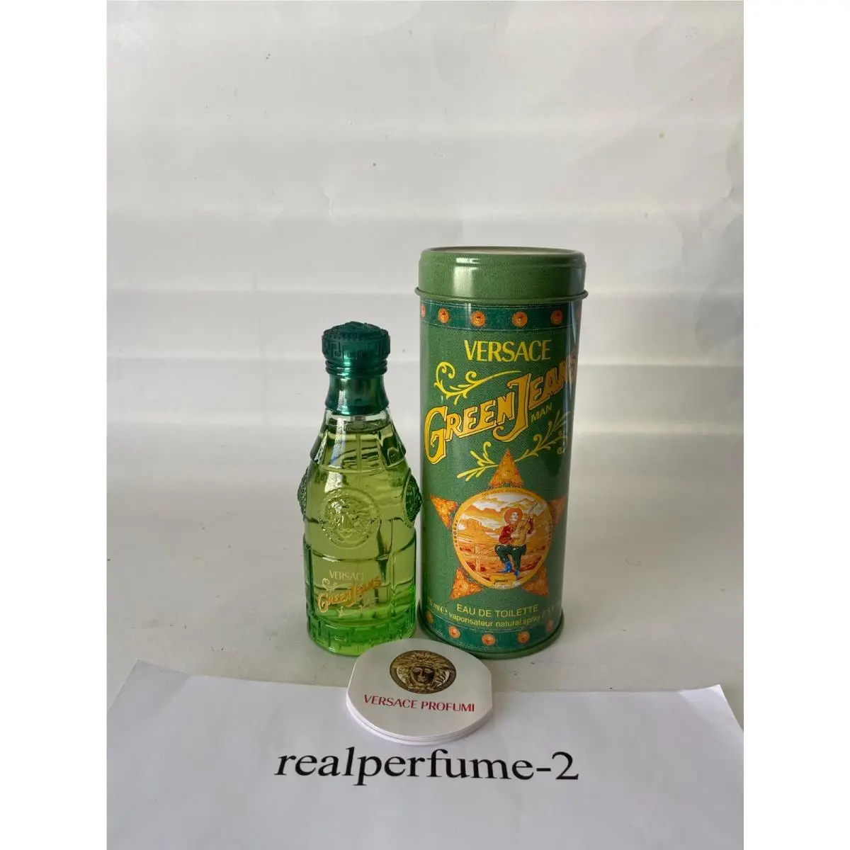 Green Jeans Cologne By Gianni Versace Men Eau De Toilette Spray 2.5 oz.100% Real