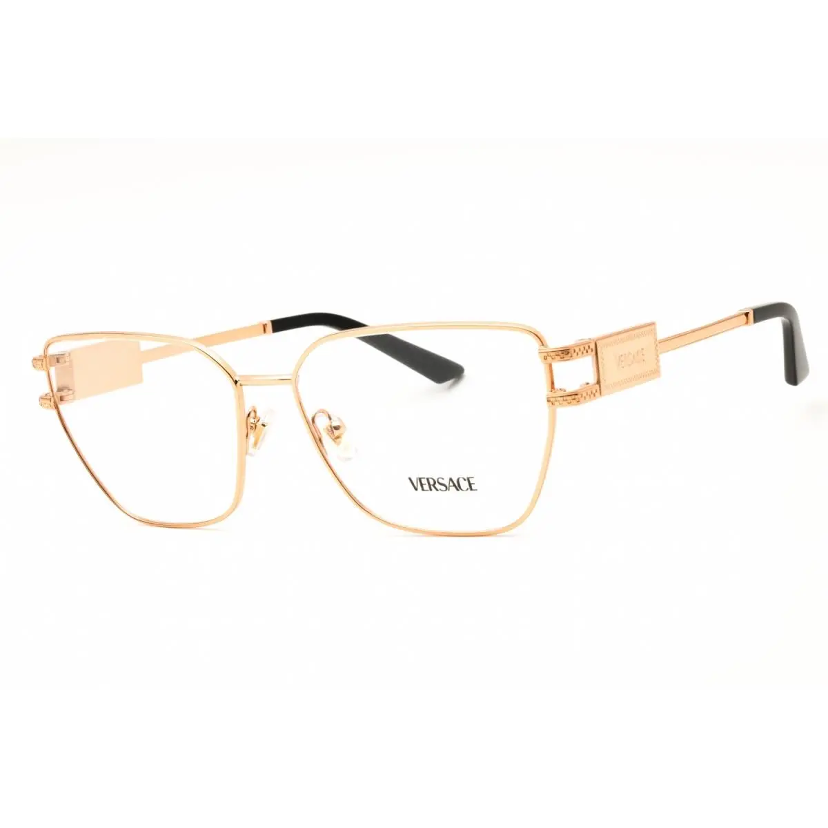 Versace VE1301-1412-57 Eyeglasses Frame Size 57mm 15mm 140mm Rosegold Women 805