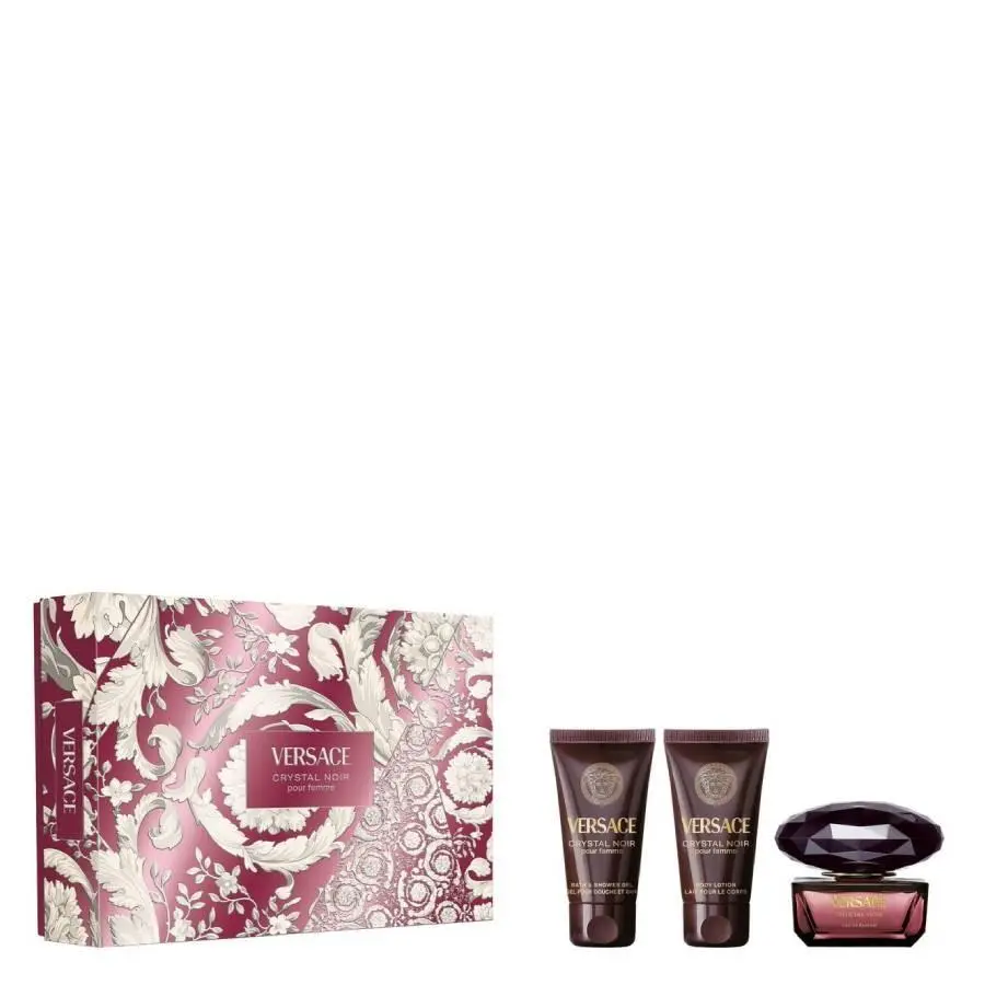 Versace Ladies Crystal Noir Gift Set Fragrances 8011003902859