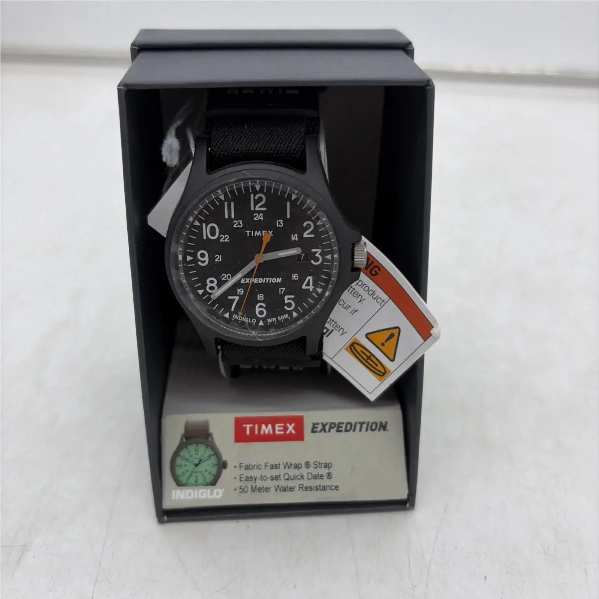 TW4B23800 Men`s  Expedition Wristwatch Black Fabric Acadia by Timex