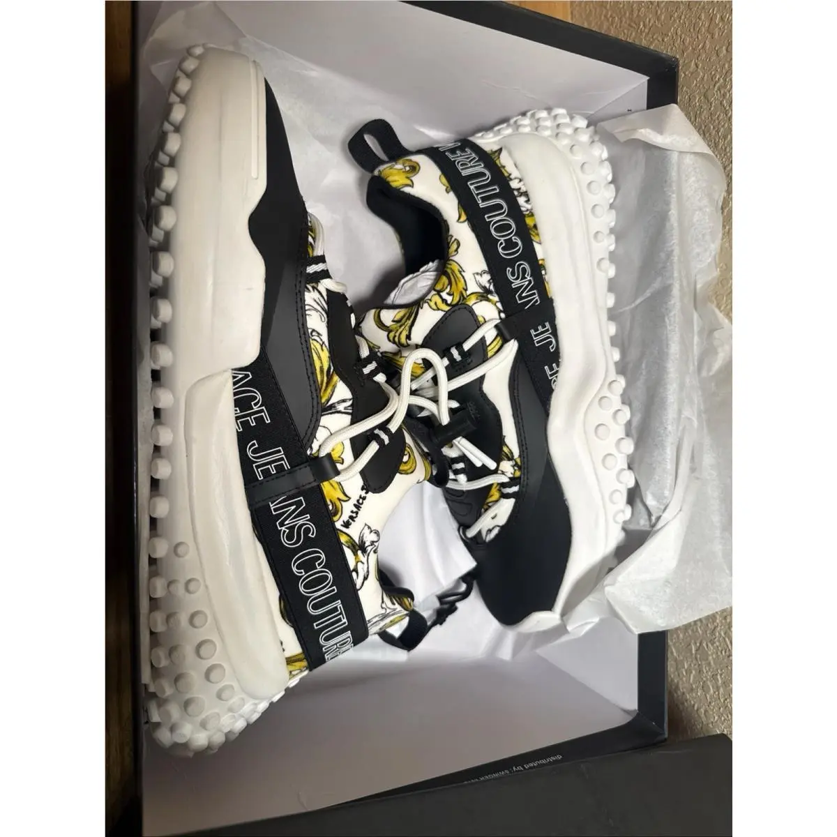 Versace shoes - Versace Jeans Couture - Jeans Couture - Black, Gold, White 3