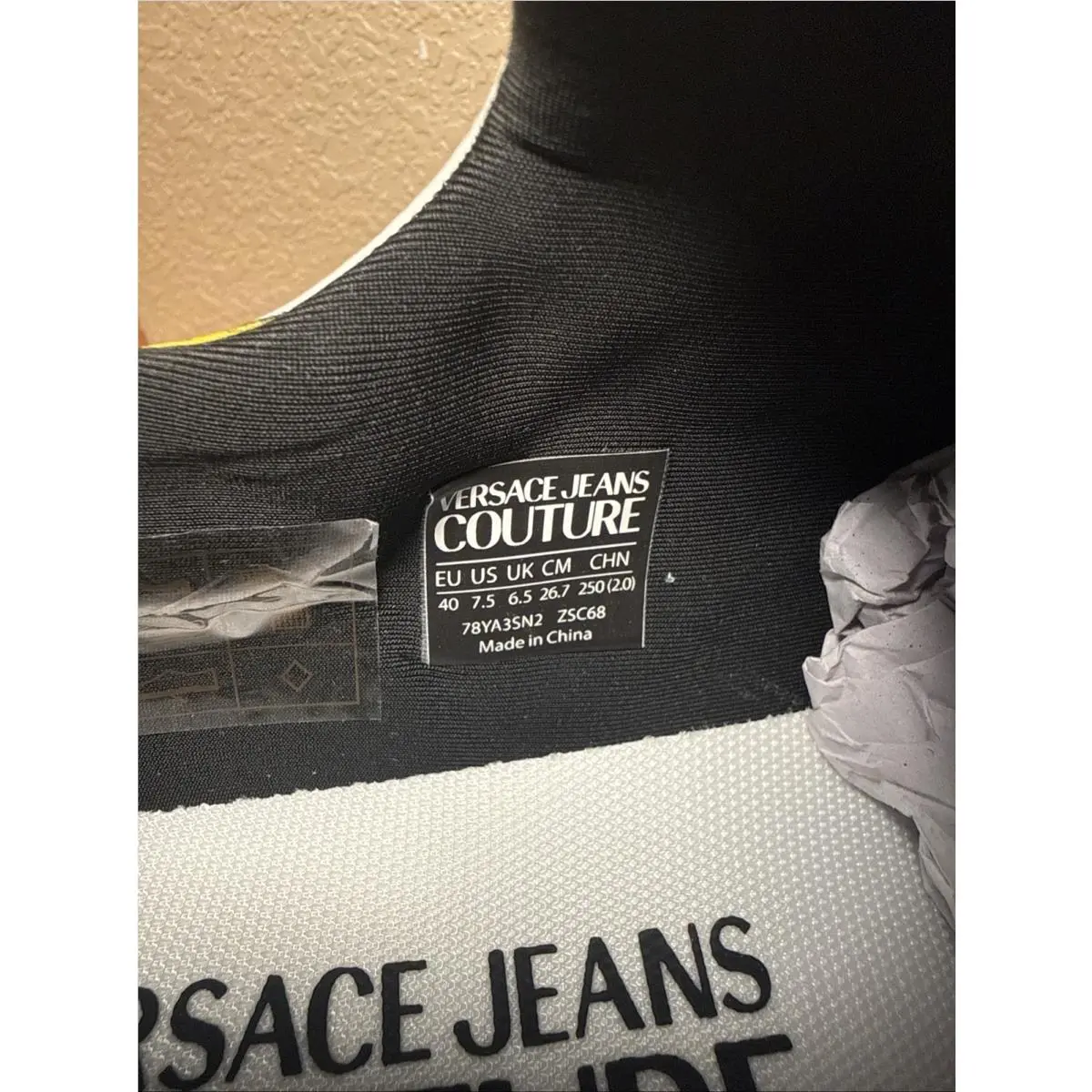 Versace shoes - Versace Jeans Couture - Jeans Couture - Black, Gold, White 4