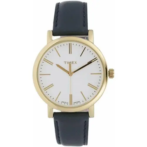 TW2P63400 Originals Modern Women`s Watch Dark Blue Leather Watch by Timex