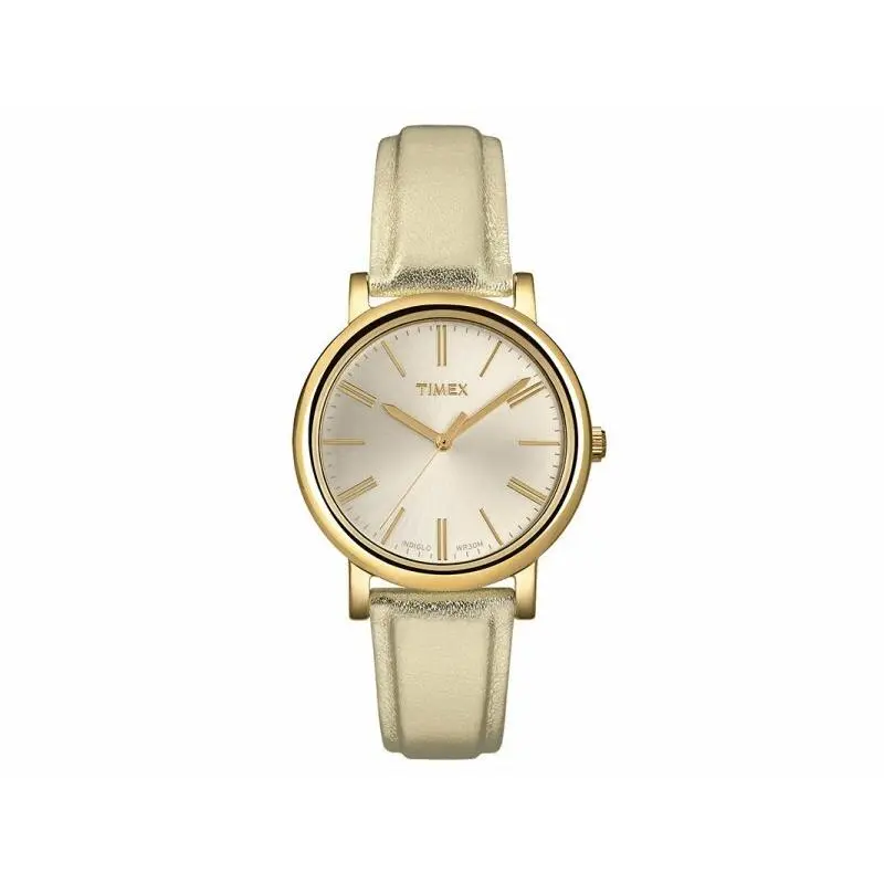 Women`s Originals Classic Dress Watch T2P328 Leather Belt by Timex