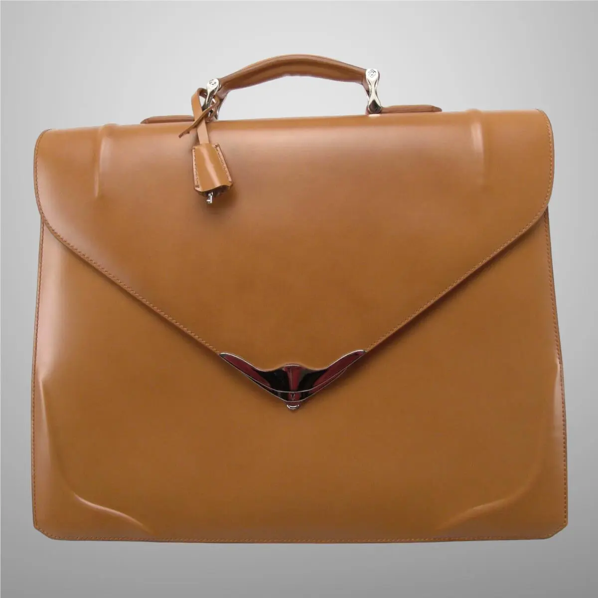 Samsonite Black Label Bayamo Briefcase Two Gussets Butterscotch Leather