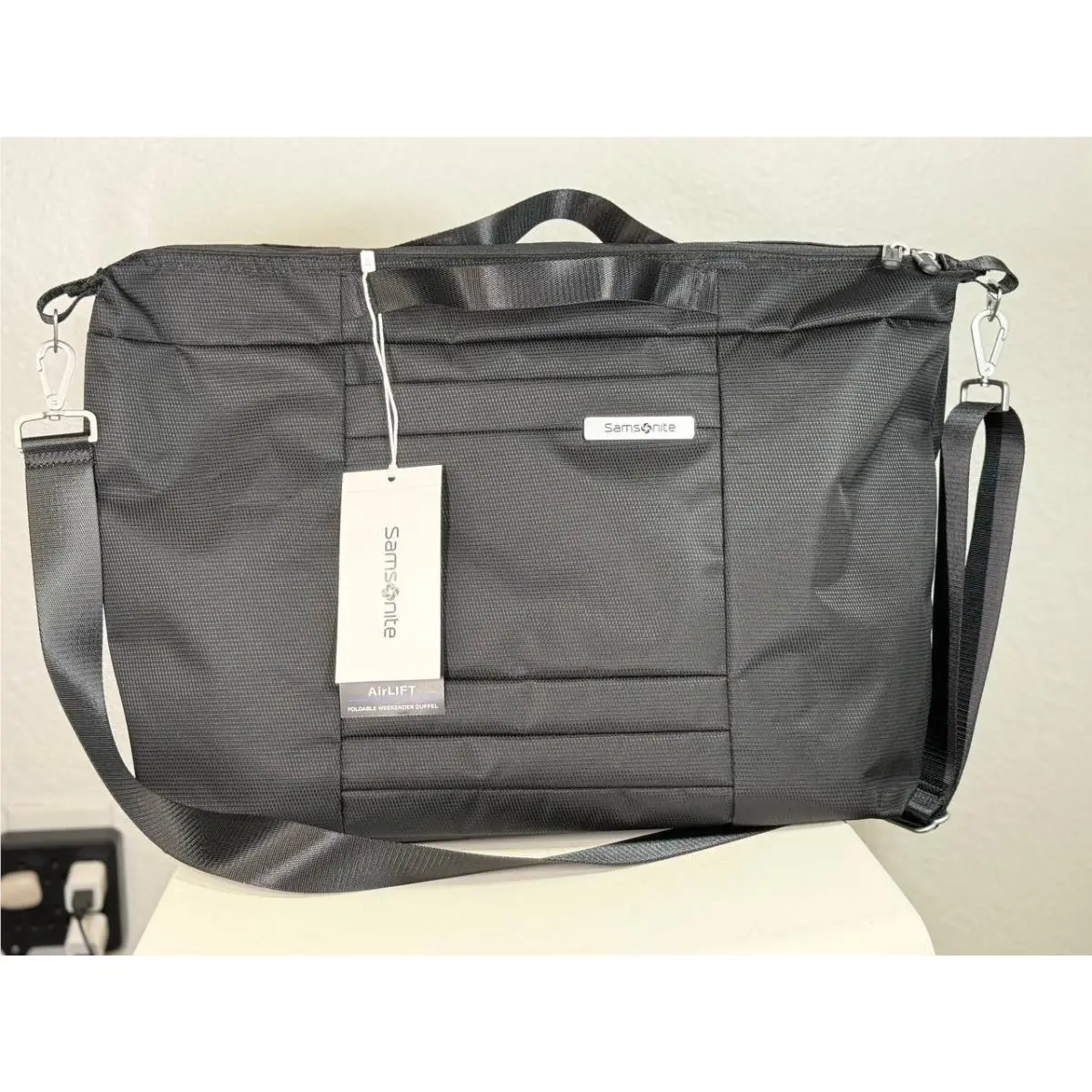 Samsonite Airlift Foldable 23 Weekender Duffel Bag Midnight Black