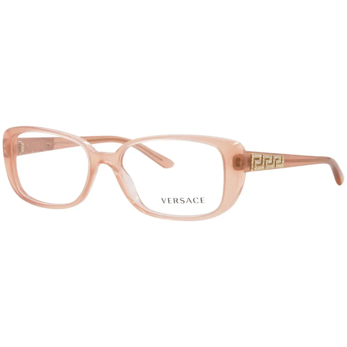Versace VE3178B 5044 Eyeglasses Women`s Pink Transparent Full Rim 53mm