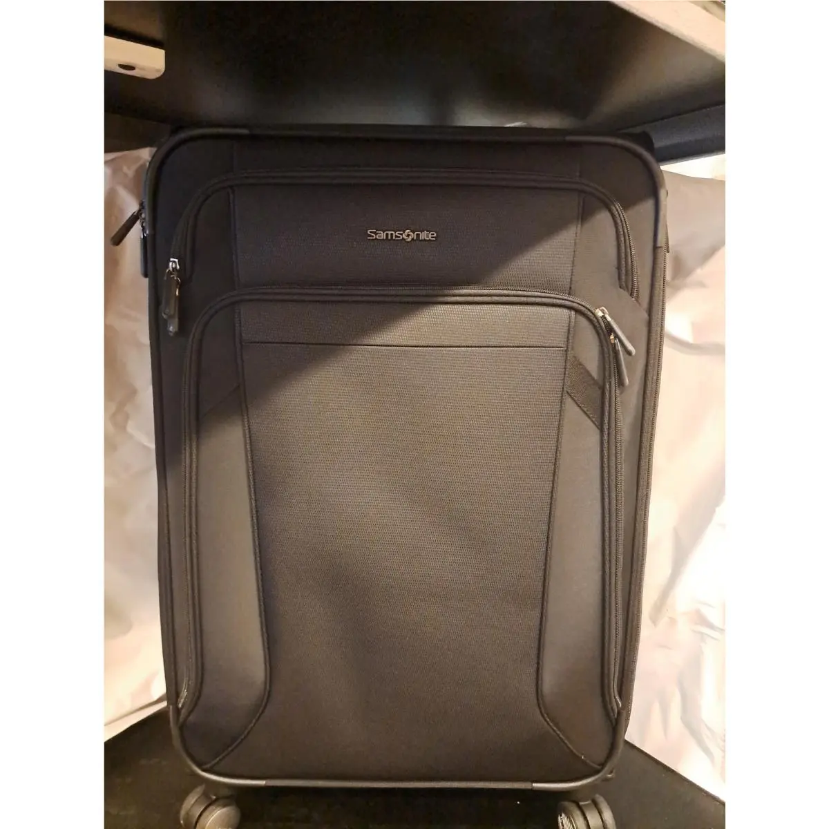 Samsonite Transyt Expandable Soft Luggage with Spinner Wheels - 2 Pieces Black