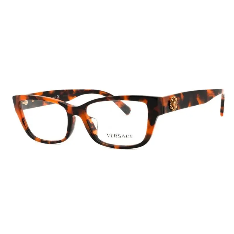 Versace VE3284BA Eyeglasses Eye Glasses 944 Dark Havana 54mm Women