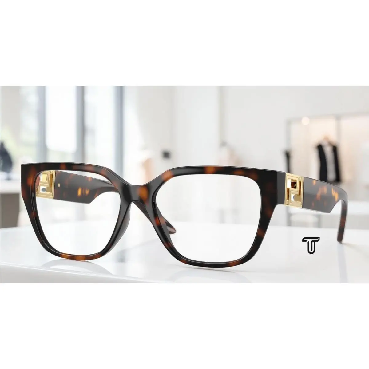 Versace VE3387U 108 Havana Demo Lens 52 mm Women`s Eyeglasses