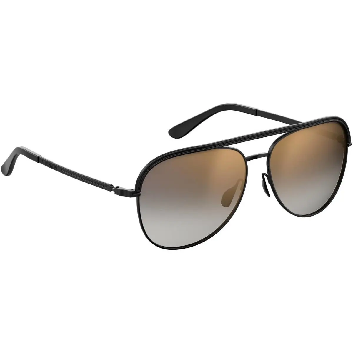 Elie Saab ES 012/S Sunglasses Black W/goldgradient Lens60mm 8075B ES012S ES012/S