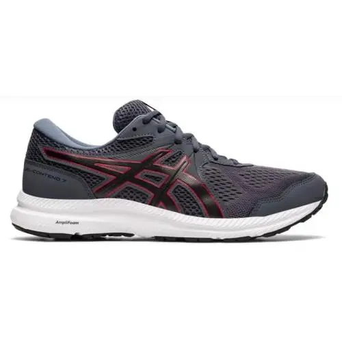 Asics Men’s Gel Contend 7 Running Shoes Carrier Grey/classic Red