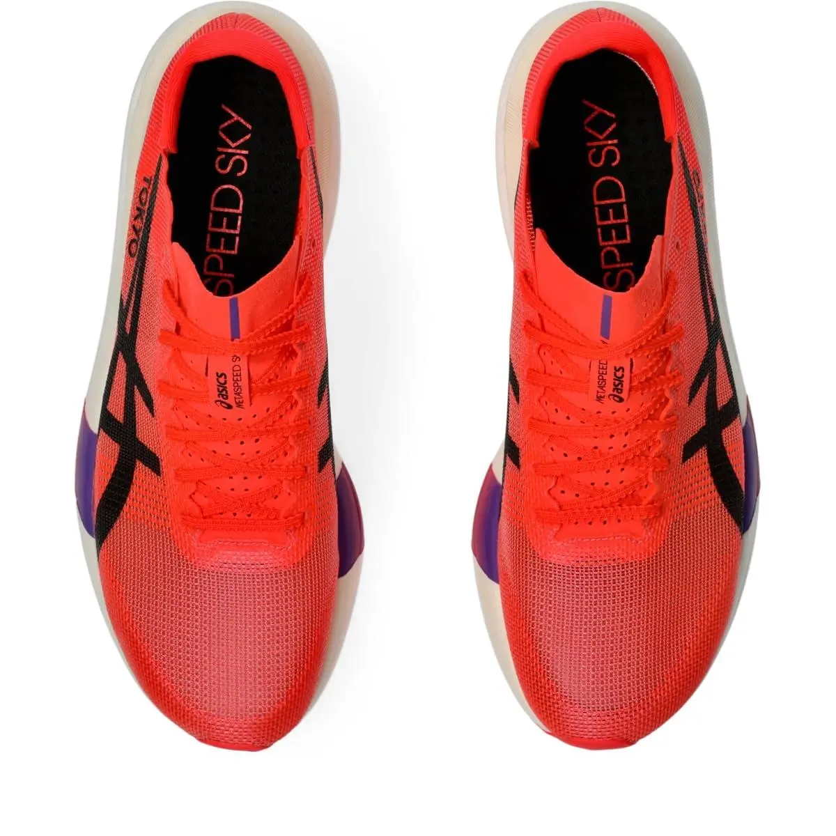 Asics shoes - 1013 a 162 300 - 1013A162300 - flash red black 22