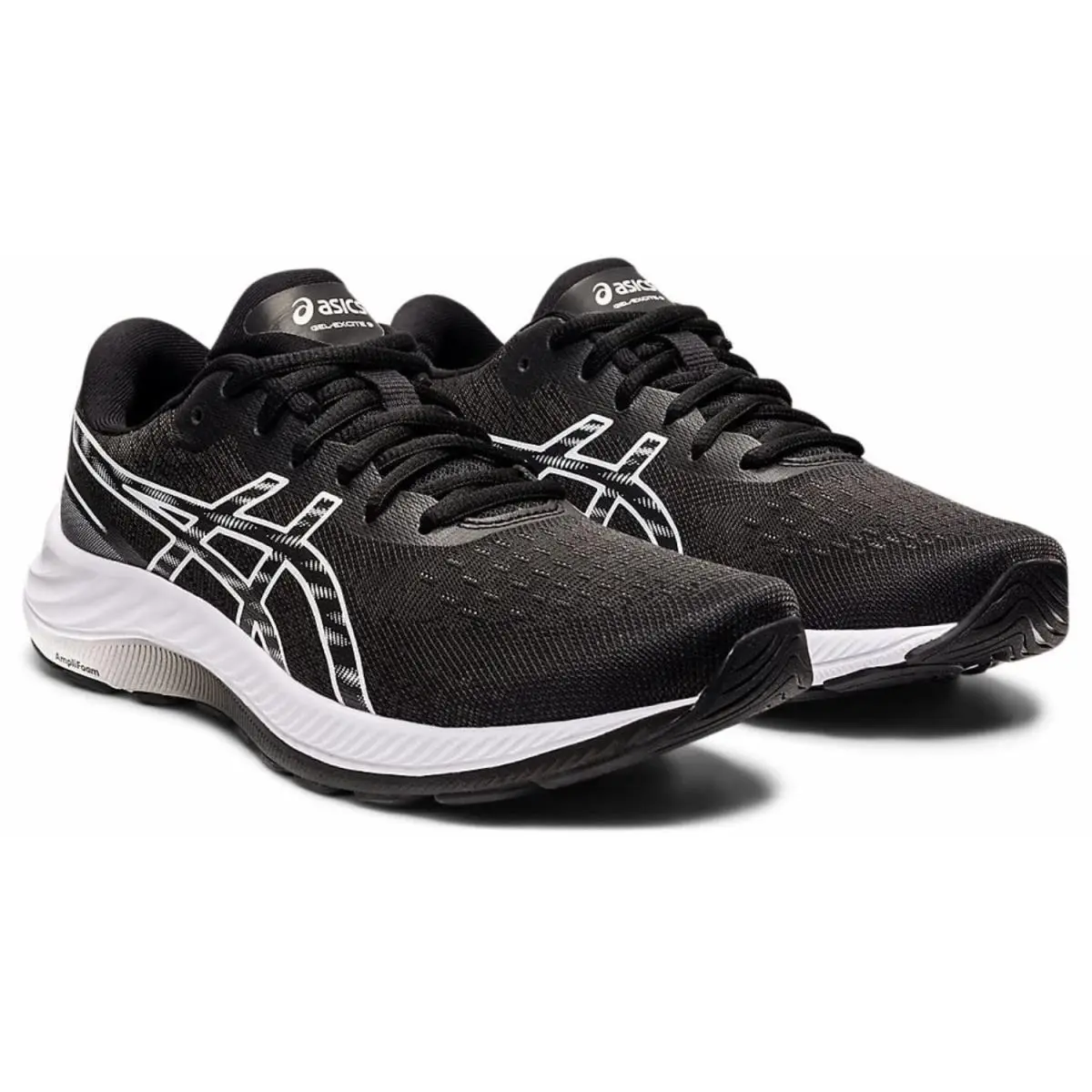Asics Gel-excite 9 Sneakers Women`s US 11.5 W Black White Running Shoes RHS9275