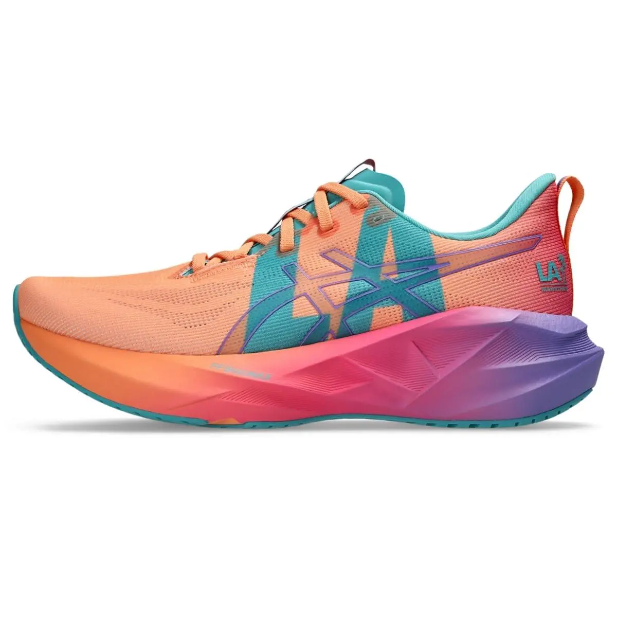 Asics Unisex Novablast 5 Running Shoes 11M / 12.5W Mojave/amethyst - mojave amethyst