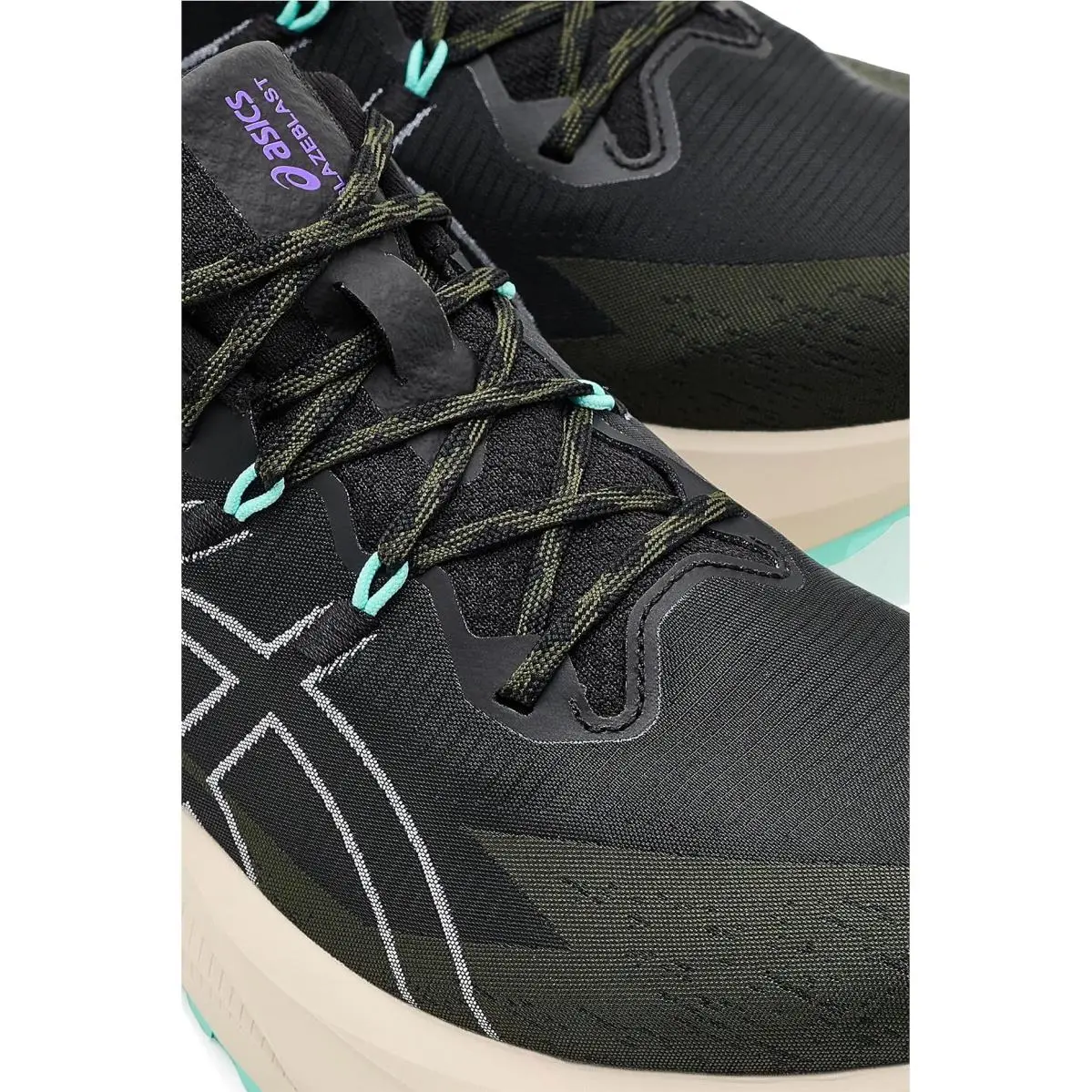 Asics shoes - Black/Illuminate Mint 11